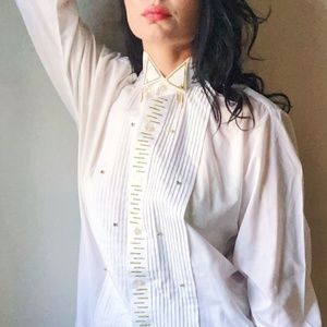 Long Sleeved Party Shirt with Bells and Whistles